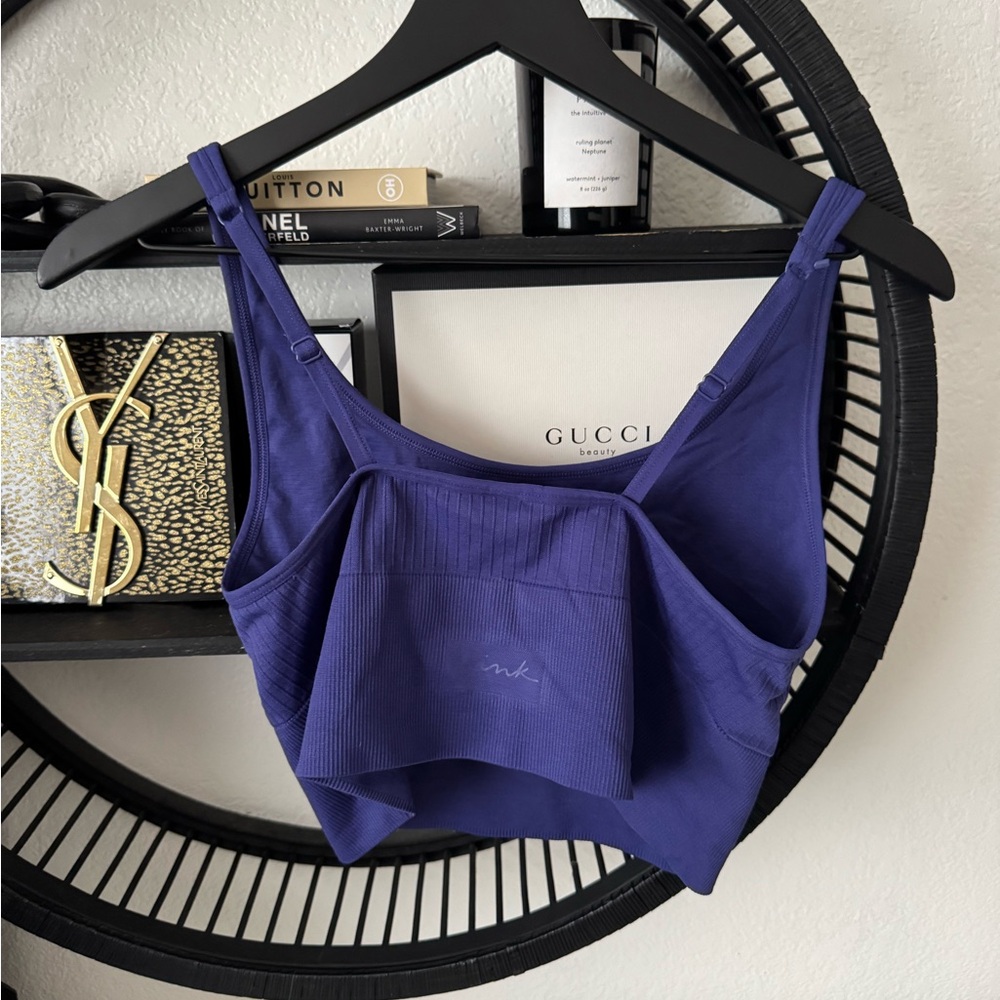 Women's Purple tank top sport bra